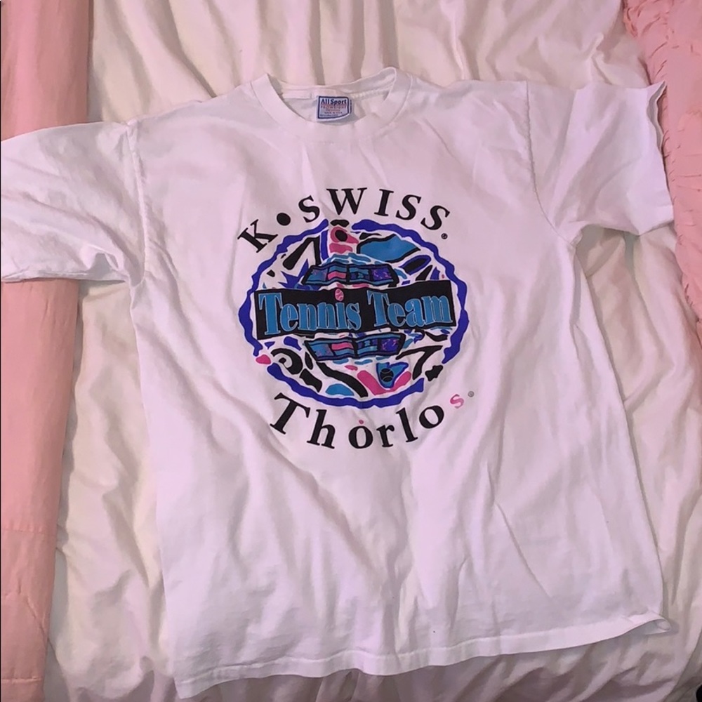 Lightly worn, vintage Tennis Team Tee-shirt